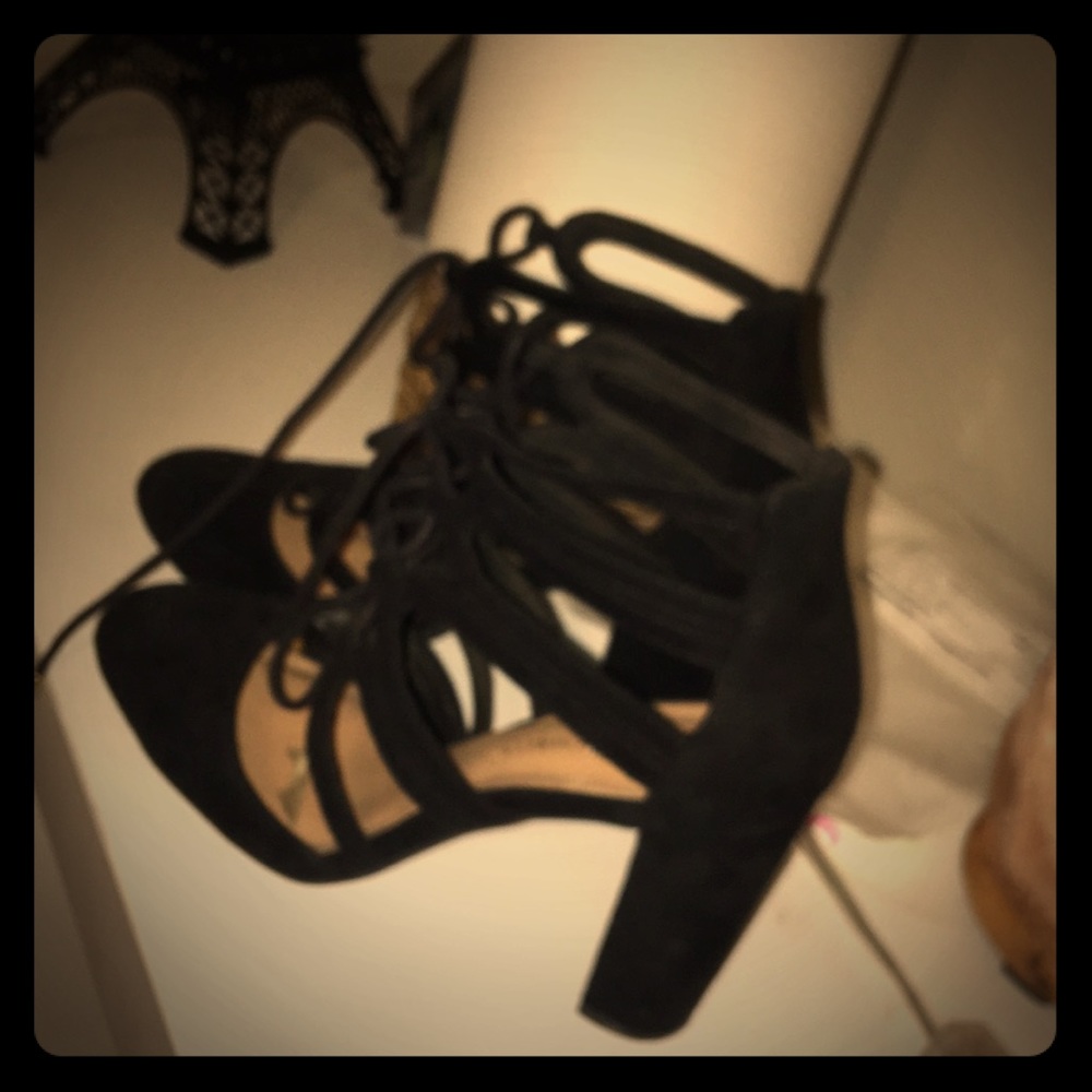 Black heels